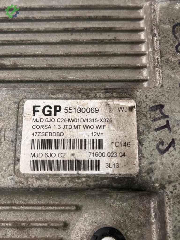 Opel Corsa Motor Beyni MJD6JO çıkma parça