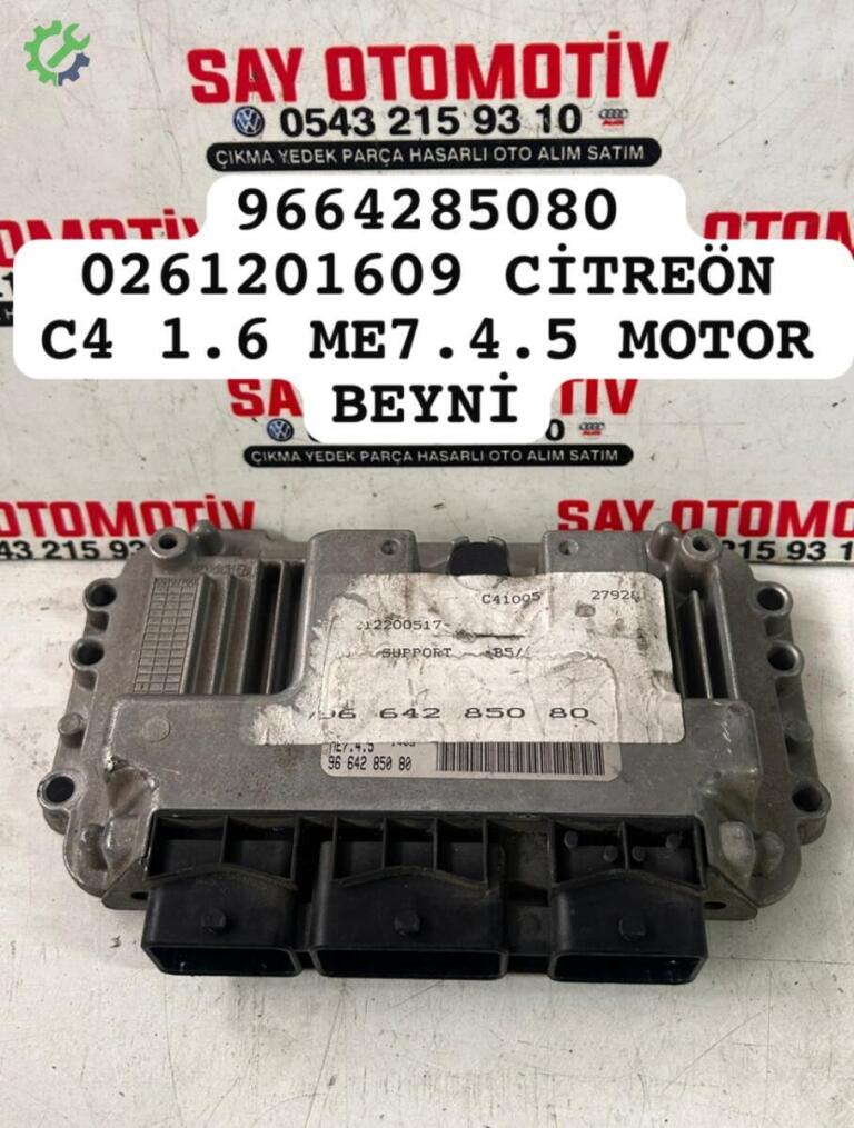 Citroen C4 Motor Beyni çıkma parça