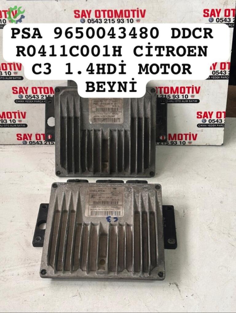 Citroen C3 Motor Beyni çıkma parça