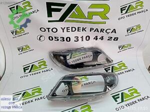 MAZDA 323 FAR CAMI SAĞ SOL -SİYAH – KROM