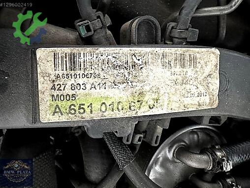 Mercedes-Benz Vito Komple Motor çıkma parça