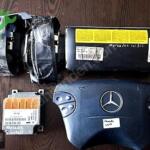 MERCEDES W210 AİRBAG EMNİYET KEMER SET ORJINAL ÇIKMA