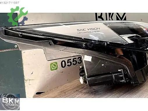 MG HS Sağ Ön Far çıkma parça