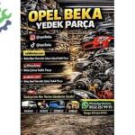 OPEL ASTRA J SAĞ ARKA KAPI KIRMIZI ÇIKMA ORJİNAL YEDEK PARÇA