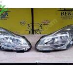 OPEL CORSA D MAKYAJLI SAĞ SOL FAR BEYAZ ZEMİN ÇIKMA ORJİNAL