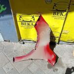 OPEL CORSA F SAĞ ÖN ÇAMURLUK KIRMIZI ÇIKMA ORJİNAL YEDEK PARÇA