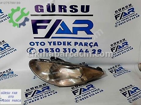 Peugeot 206 Sağ Ön Far çıkma parça