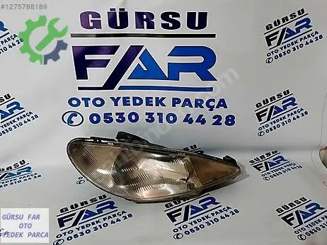 Peugeot 206 Sağ Ön Far çıkma parça