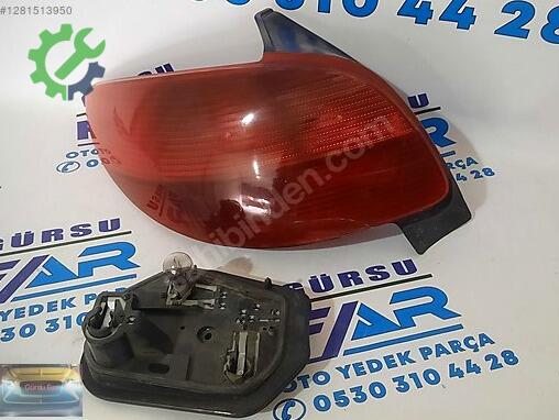 Peugeot 206 Sağ Arka Stop çıkma parça