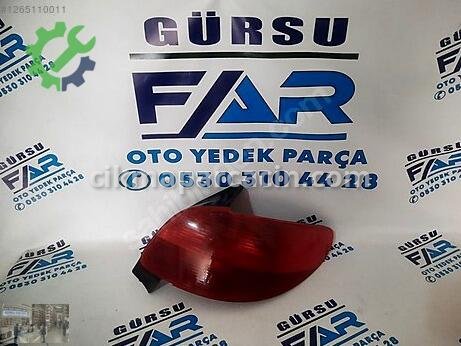 Peugeot 206 Sol Arka Stop çıkma parça