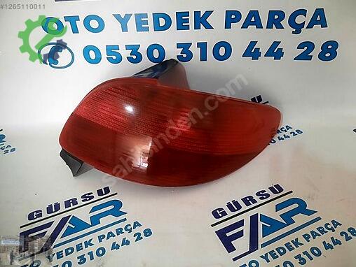 Peugeot 206 Sol Arka Stop çıkma parça
