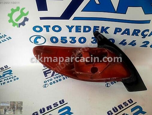 Peugeot 206 Sol Arka Stop çıkma parça