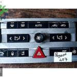 PEUGEOT 407 KLİMA KONTROL PANELİ ORJINAL ÇIKMA