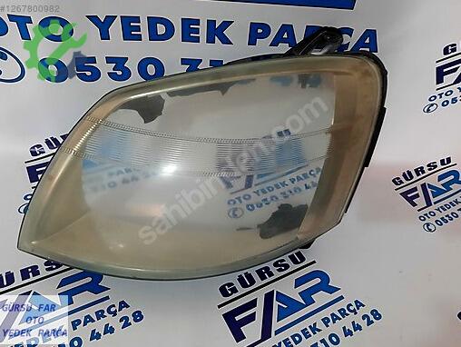 Peugeot Partner Sol Ön Far çıkma parça