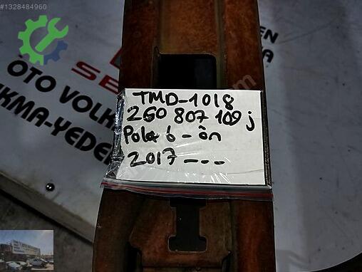 Volkswagen Polo Ön Tampon Demiri 2G0807109J çıkma parça
