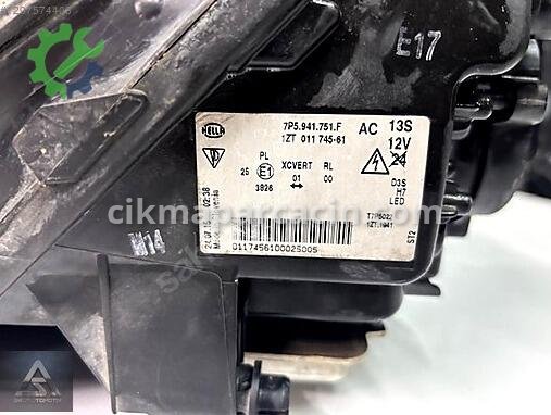 Porsche Cayenne Sol Ön Far 7P5941751 çıkma parça