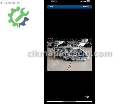 Peugeot 301 Sağ Ön Far çıkma parça