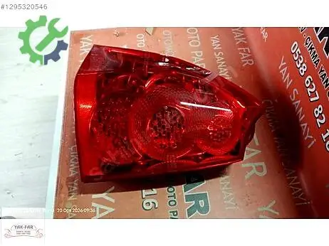 Peugeot 307 Sol Arka Stop çıkma parça