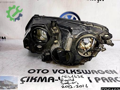 Skoda Rapid Sağ Ön Far çıkma parça