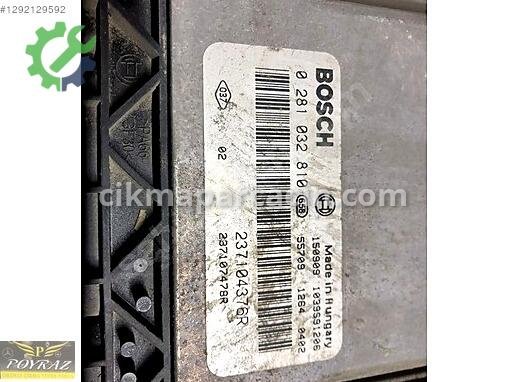 Renault Clio Motor Beyni 0281032810 çıkma parça