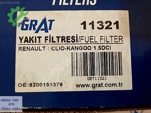 Renault Kangoo Mazot Filtresi çıkma parça