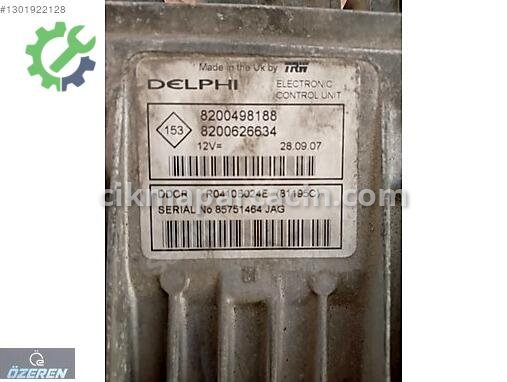 Renault Megane Motor Beyni 8200626634 çıkma parça