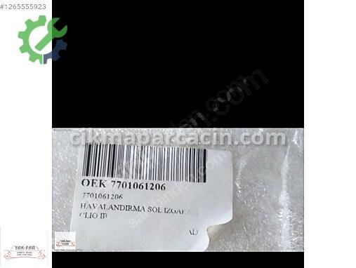 Renault Clio Panjur çıkma parça