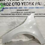 SKODA OCTAVİA BEYAZ ORJİNAL SOL ÖN ÇAMURLUK