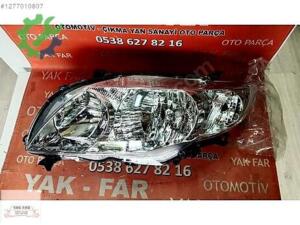 Toyota Corolla 07-09 Sol far sıfır ithal