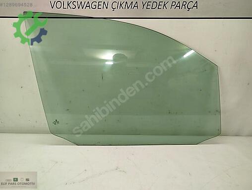 Volkswagen Caddy Sağ Ön Kapı Camı çıkma parça