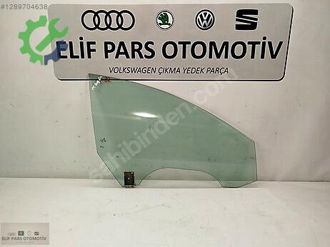 Volkswagen VW CC Sağ Ön Kapı Camı çıkma parça
