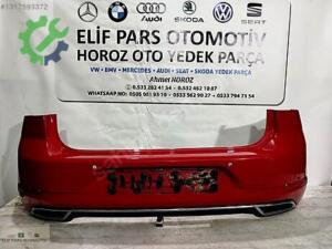 VOLKSWAGEN GOLF7 KIRMIZI BOŞ ARKA TAMPON
