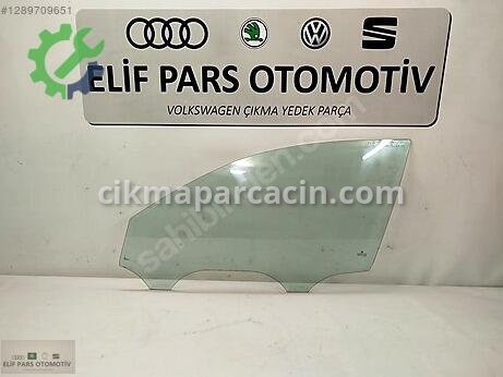 Volkswagen Passat Sol Ön Kapı Camı çıkma parça
