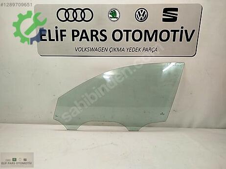 Volkswagen Passat Sol Ön Kapı Camı çıkma parça