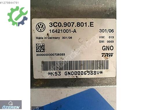 Volkswagen Passat El Freni Motoru 3C0907801E çıkma parça