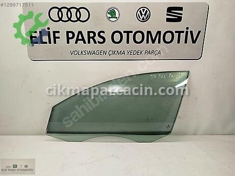 Volkswagen Passat Sol Ön Kapı Camı çıkma parça