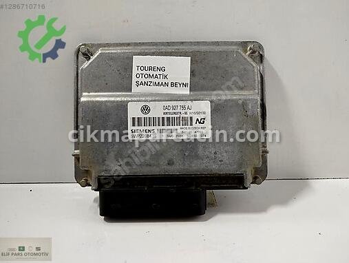 Volkswagen Touareg Otomatik Şanzıman Beyni 0AD927755AJ çıkma parça