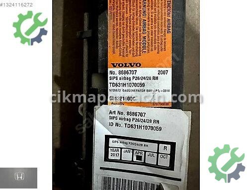Volvo S60 Airbag (Hava Yastığı) çıkma parça