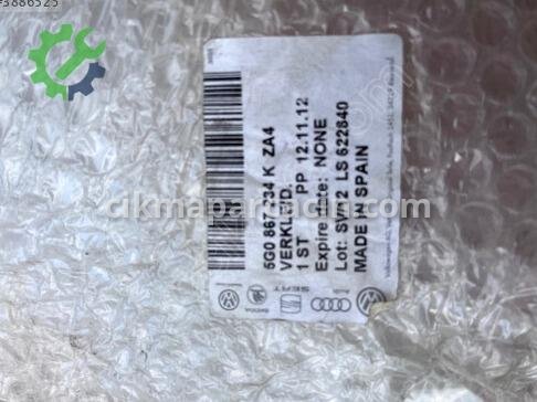 Volkswagen Golf Ön Direk Kaplaması 5G0867234KZA4 çıkma parça