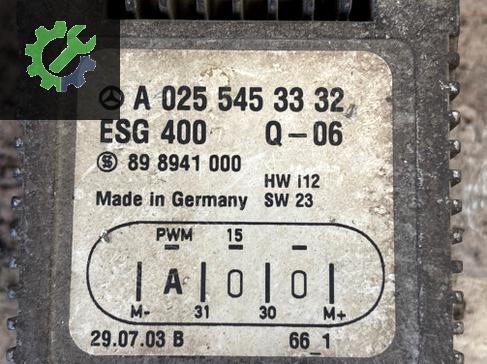Mercedes-Benz Vaneo Fan Beyni A0255453332 çıkma parça