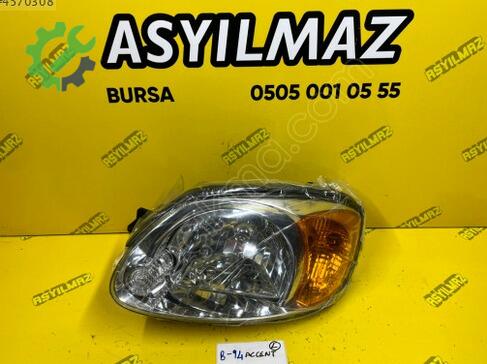 Hyundai Accent Sol Ön Far çıkma parça