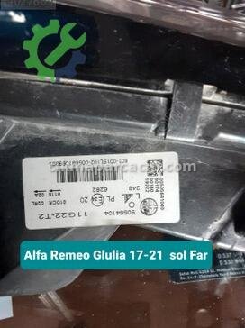 Alfa Romeo Giulietta Sol Ön Far 17-21 çıkma parça