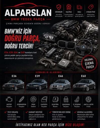 ALPARSLAN BMW YEDEK PARCA