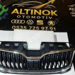 Skoda Octavia 2017-2020 Orijinal Sıfır Siyah Ön Panjur 5E0853653A