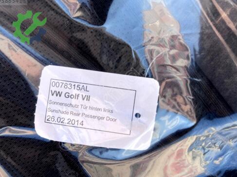 Volkswagen Golf Güneşlik 5G0064365 çıkma parça