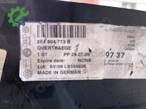 Volkswagen Crafter Arka Tampon Demiri 2E1804773B çıkma parça
