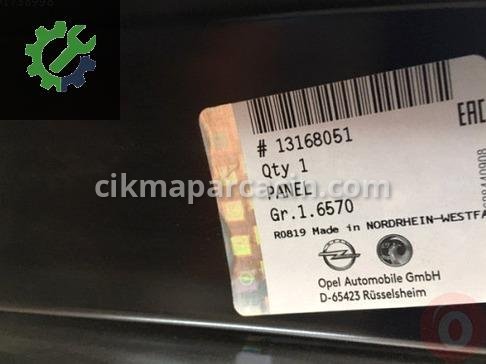 Opel Astra Sol Arka Çamurluk çıkma parça