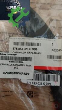 Seat Ateca Sağ Arka Çamurluk 575853026G çıkma parça