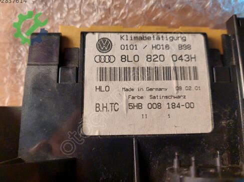 Audi A4 Klima Kontrol Paneli çıkma parça