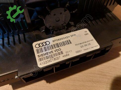 Audi A3 Klima Kontrol Paneli 8P0820043H çıkma parça